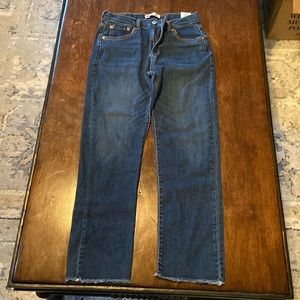 Levi’s high rise ankle straight size 16 kids